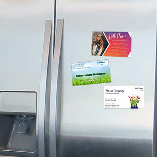 Personalized Magnetic Business Cards: Firdge Magnets